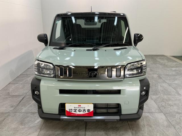 タフトＧダーククロムベンチャー　１０型フルセグナビ　届出済未使用車衝突被害軽減ブレーキ　コーナーセンサー　１０型フルセグナビ　バックカメラ　ＤＶＤ再生　Ｂｌｕｅｔｏｏｔｈ　ＵＳＢ　前後ドラレコ　前席シートヒーター　ＬＥＤ　オートライト　クルーズコントロール（滋賀県）の中古車