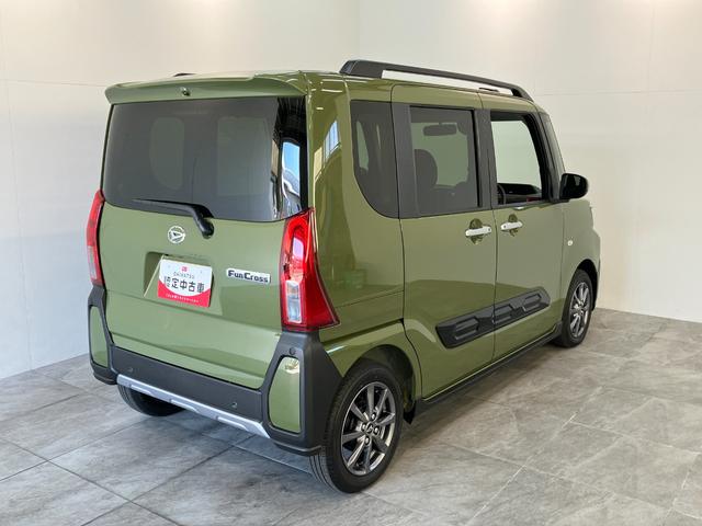 タントファンクロス　９型Ｄ．Ａ　バックカメラ　届出済未使用車衝突被害軽減ブレーキ　コーナーセンサー　９型ディスプレイオーディオ　フルセグ　Ｂｌｕｅｔｏｏｔｈ　ＵＳＢ　バックカメラ　両側電動スライドドア　前席シートヒーター　ＬＥＤ　スマートキー　エコアイドル（滋賀県）の中古車