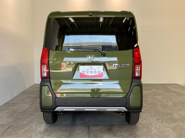 タントファンクロス　９型Ｄ．Ａ　バックカメラ　届出済未使用車衝突被害軽減ブレーキ　コーナーセンサー　９型ディスプレイオーディオ　フルセグ　Ｂｌｕｅｔｏｏｔｈ　ＵＳＢ　バックカメラ　両側電動スライドドア　前席シートヒーター　ＬＥＤ　スマートキー　エコアイドル（滋賀県）の中古車