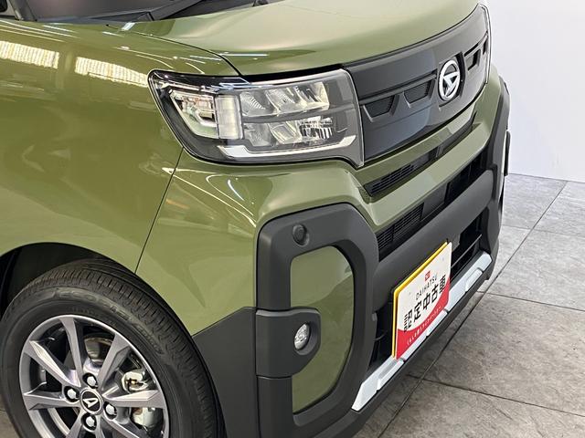 タントファンクロス　９型Ｄ．Ａ　バックカメラ　届出済未使用車衝突被害軽減ブレーキ　コーナーセンサー　９型ディスプレイオーディオ　フルセグ　Ｂｌｕｅｔｏｏｔｈ　ＵＳＢ　バックカメラ　両側電動スライドドア　前席シートヒーター　ＬＥＤ　スマートキー　エコアイドル（滋賀県）の中古車