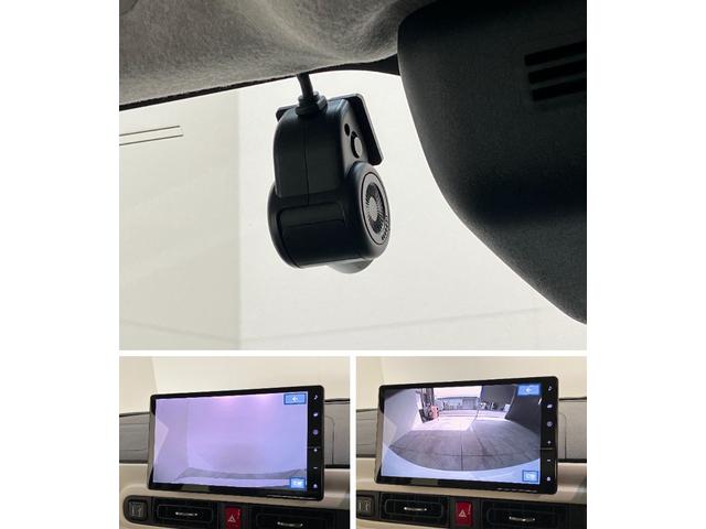 ムーヴキャンバスストライプスＧ　１０型フルセグナビ　ドラレコ　届出済未使用車衝突被害軽減ブレーキ　コーナーセンサー　１０型フルセグナビ　バックカメラ　ＤＶＤ再生　Ｂｌｕｅｔｏｏｔｈ　ＵＳＢ　前後ドラレコ　両側電動スライドドア　ＬＥＤ　オートライト　前席シートヒーター（滋賀県）の中古車