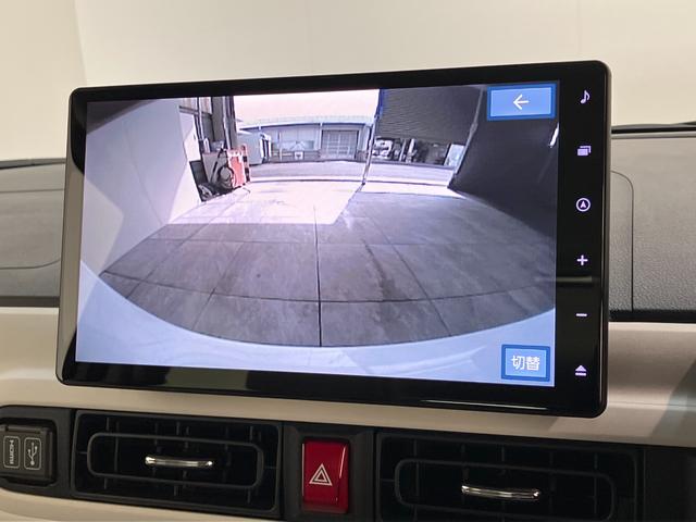 ムーヴキャンバスストライプスＧ　１０型フルセグナビ　ドラレコ　届出済未使用車衝突被害軽減ブレーキ　コーナーセンサー　１０型フルセグナビ　バックカメラ　ＤＶＤ再生　Ｂｌｕｅｔｏｏｔｈ　ＵＳＢ　前後ドラレコ　両側電動スライドドア　ＬＥＤ　オートライト　前席シートヒーター（滋賀県）の中古車