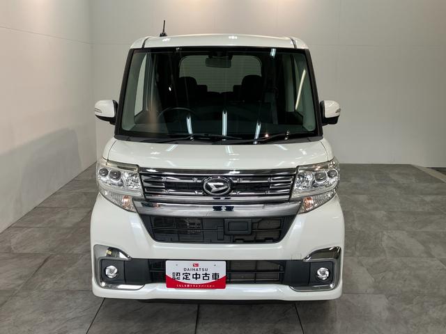 タントカスタムＲＳ　ターボ　両側電動スライドドア　車検整備付ターボ　両側電動スライドドア　ＬＥＤヘッドライト　オートライト　バックカメラ（ナビ装着時用）　ＥＴＣ車載器　オートエアコン　スマートキー　電動格納式ミラー　エコアイドル（滋賀県）の中古車