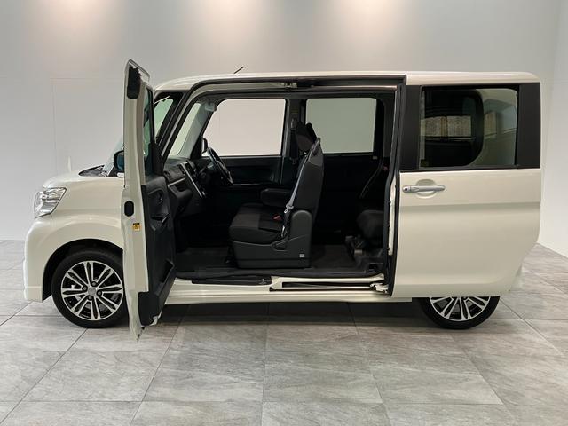 タントカスタムＲＳ　ターボ　両側電動スライドドア　車検整備付ターボ　両側電動スライドドア　ＬＥＤヘッドライト　オートライト　バックカメラ（ナビ装着時用）　ＥＴＣ車載器　オートエアコン　スマートキー　電動格納式ミラー　エコアイドル（滋賀県）の中古車