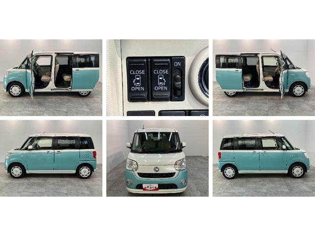 ムーヴキャンバスＸ　ＳＡ３　４ＷＤ　フルセグナビ　バックカメラ　前後ドラレコ衝突被害軽減ブレーキ　フルセグナビ　バックカメラ　ＤＶＤ再生　Ｂｌｕｅｔｏｏｔｈ　ＵＳＢ　前後ドラレコ　両側電動スライドドア　オートエアコン　オートライト　電格ミラー　スマートキー　フルタイム４ＷＤ（滋賀県）の中古車