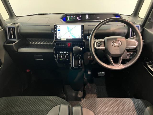 タントカスタムＸ　９型ナビ　バックカメラ　前後ドラレコ　車検整備付衝突被害軽減ブレーキ　コーナーセンサー　フルセグナビ　Ｂｌｕｅｔｏｏｔｈ　ＤＶＤ再生　ＵＳＢ　バックカメラ　前後ドラレコ　両側電動スライドドア　前席シートヒーター　ＬＥＤ　オートライト　スマートキー（滋賀県）の中古車