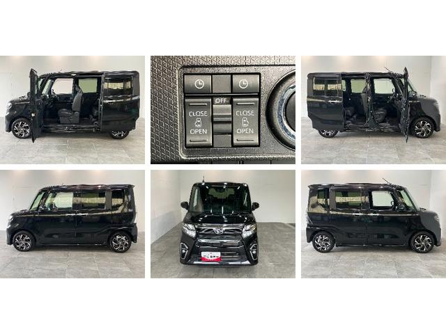 タントカスタムＸ　９型ナビ　バックカメラ　前後ドラレコ　車検整備付衝突被害軽減ブレーキ　コーナーセンサー　フルセグナビ　Ｂｌｕｅｔｏｏｔｈ　ＤＶＤ再生　ＵＳＢ　バックカメラ　前後ドラレコ　両側電動スライドドア　前席シートヒーター　ＬＥＤ　オートライト　スマートキー（滋賀県）の中古車