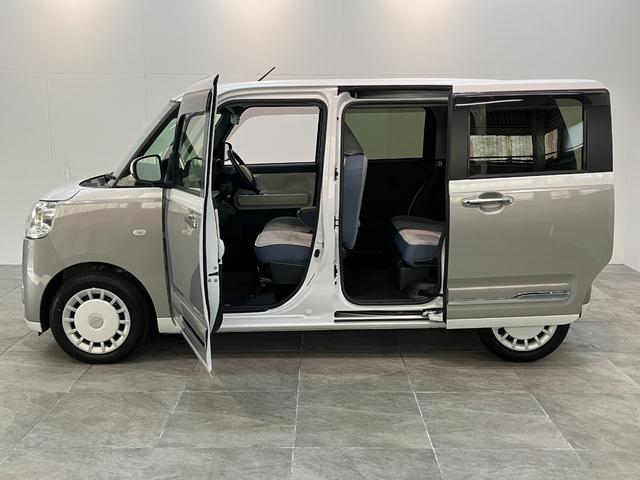 ムーヴキャンバスストライプスＧターボ　フルセグナビ　パノラマカメラ　ドラレコ衝突被害軽減ブレーキ　フルセグナビ　パノラマカメラ　ＤＶＤ　Ｂｌｕｅｔｏｏｔｈ　ＵＳＢ　前後ドラレコ　ＥＴＣ　両側電動スライド　ＬＥＤ　オートライト　レーダークルーズコントロール　前席シートヒーター（滋賀県）の中古車