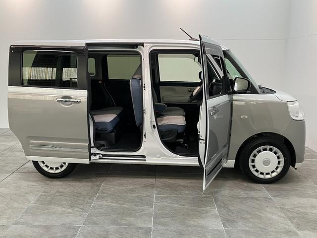 ムーヴキャンバスストライプスＧターボ　フルセグナビ　パノラマカメラ　ドラレコ衝突被害軽減ブレーキ　フルセグナビ　パノラマカメラ　ＤＶＤ　Ｂｌｕｅｔｏｏｔｈ　ＵＳＢ　前後ドラレコ　ＥＴＣ　両側電動スライド　ＬＥＤ　オートライト　レーダークルーズコントロール　前席シートヒーター（滋賀県）の中古車