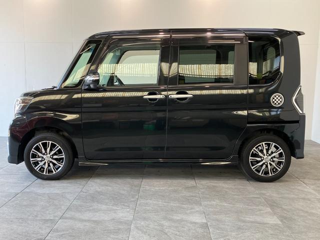 タントカスタムＸトップエディションＳＡ３　８型ナビ　バックカメラ衝突被害軽減ブレーキ　コーナーセンサー　８型フルセグナビ　Ｂｌｕｅｔｏｏｔｈ　ＤＶＤ再生　ＵＳＢ　バックカメラ　ドラレコ　両側電動スライドドア　シートヒーター　ＬＥＤ　オートライト　スマートキー（滋賀県）の中古車