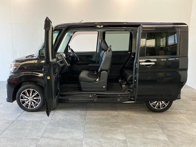 タントカスタムＸトップエディションＳＡ３　８型ナビ　バックカメラ衝突被害軽減ブレーキ　コーナーセンサー　８型フルセグナビ　Ｂｌｕｅｔｏｏｔｈ　ＤＶＤ再生　ＵＳＢ　バックカメラ　ドラレコ　両側電動スライドドア　シートヒーター　ＬＥＤ　オートライト　スマートキー（滋賀県）の中古車