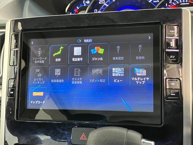 タントカスタムＸトップエディションＳＡ３　８型ナビ　バックカメラ衝突被害軽減ブレーキ　コーナーセンサー　８型フルセグナビ　Ｂｌｕｅｔｏｏｔｈ　ＤＶＤ再生　ＵＳＢ　バックカメラ　ドラレコ　両側電動スライドドア　シートヒーター　ＬＥＤ　オートライト　スマートキー（滋賀県）の中古車