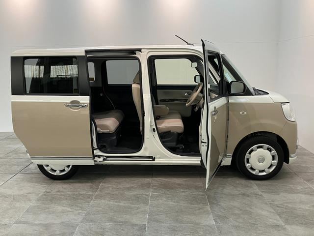 ムーヴキャンバスＧメイクアップＳＡ２　フルセグナビ　バックカメラ　ドラレコ衝突被害軽減ブレーキ　フルセグナビ　バックカメラ　ＤＶＤ再生　Ｂｌｕｅｔｏｏｔｈ　ＵＳＢ　ドラレコ　両側電動スライドドア　ＬＥＤヘッドライト　オートライト　オートエアコン　電格ミラー　エコアイドル（滋賀県）の中古車