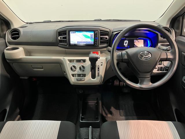 ミライースＸ　ＳＡ３フルセグナビ　ＬＥＤライト　コーナーセンサー衝突被害軽減ブレーキ　スマアシ３　コーナーセンサー　フルセグナビ　ＤＶＤ再生　Ｂｌｕｅｔｏｏｔｈ　ＵＳＢ　ＬＥＤ　電動格納式ミラー　キーレスエントリー　マニュアルレベリング　エコアイドル（滋賀県）の中古車