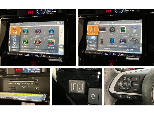トールカスタムG 9型フルセグナビ パノラマカメラ 前後ドラレコ衝突被害軽減ブレーキ コーナーセンサー 9型フルセグナビ Bluetooth USB DVD再生 パノラマカメラ 前後ドラレコ ETC 両側電動スライドドア LED レーダークルコン スマートキー(滋賀県)の中古車