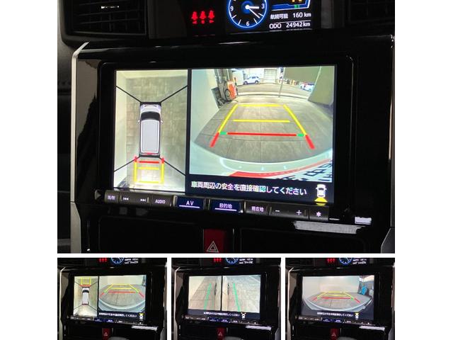 トールカスタムG 9型フルセグナビ パノラマカメラ 前後ドラレコ衝突被害軽減ブレーキ コーナーセンサー 9型フルセグナビ Bluetooth USB DVD再生 パノラマカメラ 前後ドラレコ ETC 両側電動スライドドア LED レーダークルコン スマートキー(滋賀県)の中古車