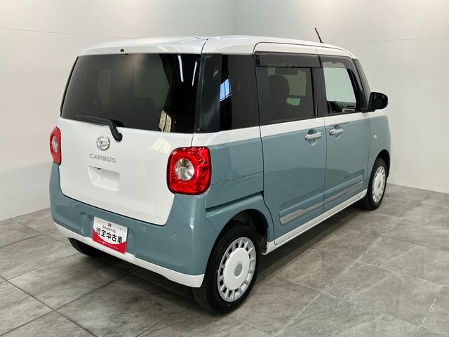 ムーヴキャンバスストライプスＧ　４ＷＤ　フルセグナビ　Ｐカメラ　前後ドラレコ衝突被害軽減ブレーキ　フルセグナビ　パノラマカメラ　ＤＶＤ再生　Ｂｌｕｅｔｏｏｔｈ　ＵＳＢ　前後ドラレコ　両側電動スライドドア　ＬＥＤヘッドライト　オートライト　前席シートヒーター　エコアイドル（滋賀県）の中古車