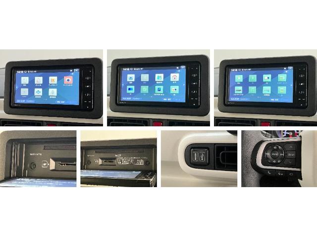 ムーヴキャンバスストライプスＧ　４ＷＤ　フルセグナビ　Ｐカメラ　前後ドラレコ衝突被害軽減ブレーキ　フルセグナビ　パノラマカメラ　ＤＶＤ再生　Ｂｌｕｅｔｏｏｔｈ　ＵＳＢ　前後ドラレコ　両側電動スライドドア　ＬＥＤヘッドライト　オートライト　前席シートヒーター　エコアイドル（滋賀県）の中古車