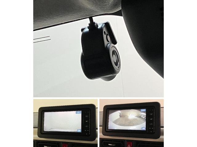 ムーヴキャンバスストライプスＧ　４ＷＤ　フルセグナビ　Ｐカメラ　前後ドラレコ衝突被害軽減ブレーキ　フルセグナビ　パノラマカメラ　ＤＶＤ再生　Ｂｌｕｅｔｏｏｔｈ　ＵＳＢ　前後ドラレコ　両側電動スライドドア　ＬＥＤヘッドライト　オートライト　前席シートヒーター　エコアイドル（滋賀県）の中古車