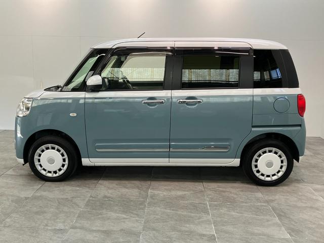 ムーヴキャンバスストライプスＧ　４ＷＤ　フルセグナビ　Ｐカメラ　前後ドラレコ衝突被害軽減ブレーキ　フルセグナビ　パノラマカメラ　ＤＶＤ再生　Ｂｌｕｅｔｏｏｔｈ　ＵＳＢ　前後ドラレコ　両側電動スライドドア　ＬＥＤヘッドライト　オートライト　前席シートヒーター　エコアイドル（滋賀県）の中古車