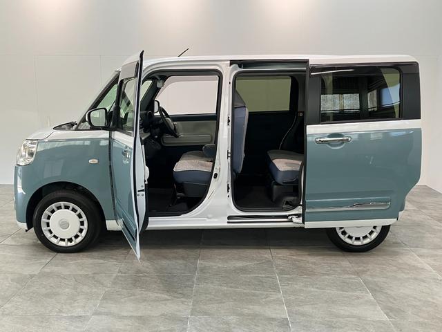 ムーヴキャンバスストライプスＧ　４ＷＤ　フルセグナビ　Ｐカメラ　前後ドラレコ衝突被害軽減ブレーキ　フルセグナビ　パノラマカメラ　ＤＶＤ再生　Ｂｌｕｅｔｏｏｔｈ　ＵＳＢ　前後ドラレコ　両側電動スライドドア　ＬＥＤヘッドライト　オートライト　前席シートヒーター　エコアイドル（滋賀県）の中古車