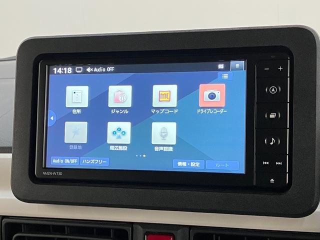 ムーヴキャンバスストライプスＧ　４ＷＤ　フルセグナビ　Ｐカメラ　前後ドラレコ衝突被害軽減ブレーキ　フルセグナビ　パノラマカメラ　ＤＶＤ再生　Ｂｌｕｅｔｏｏｔｈ　ＵＳＢ　前後ドラレコ　両側電動スライドドア　ＬＥＤヘッドライト　オートライト　前席シートヒーター　エコアイドル（滋賀県）の中古車