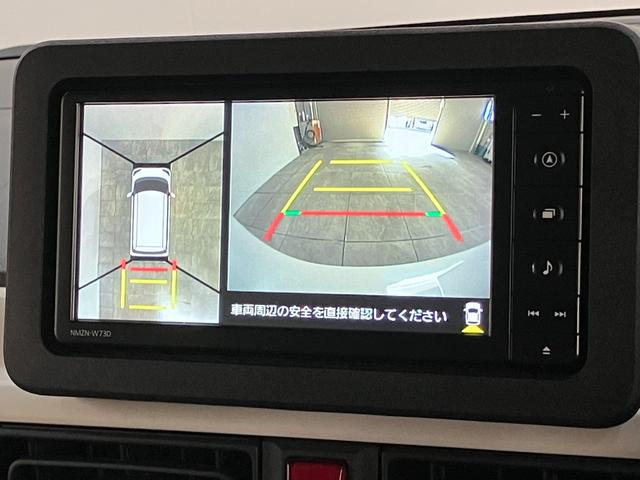 ムーヴキャンバスストライプスＧ　４ＷＤ　フルセグナビ　Ｐカメラ　前後ドラレコ衝突被害軽減ブレーキ　フルセグナビ　パノラマカメラ　ＤＶＤ再生　Ｂｌｕｅｔｏｏｔｈ　ＵＳＢ　前後ドラレコ　両側電動スライドドア　ＬＥＤヘッドライト　オートライト　前席シートヒーター　エコアイドル（滋賀県）の中古車