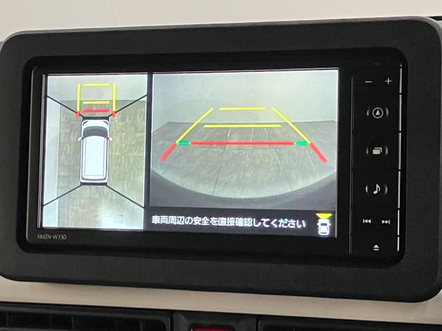 ムーヴキャンバスストライプスＧ　４ＷＤ　フルセグナビ　Ｐカメラ　前後ドラレコ衝突被害軽減ブレーキ　フルセグナビ　パノラマカメラ　ＤＶＤ再生　Ｂｌｕｅｔｏｏｔｈ　ＵＳＢ　前後ドラレコ　両側電動スライドドア　ＬＥＤヘッドライト　オートライト　前席シートヒーター　エコアイドル（滋賀県）の中古車