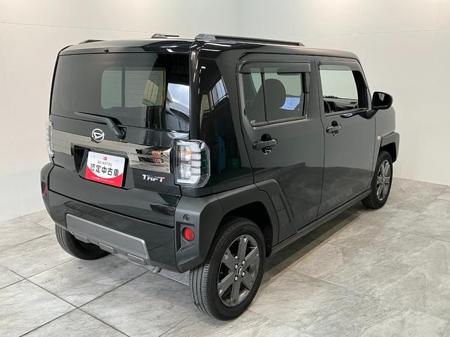 タフトＧターボ　ダーククロムベンチャー　１０型ナビ　前後ドラレコ衝突被害軽減ブレーキ　コーナーセンサー　１０型フルセグナビ　バックカメラ　ＤＶＤ再生　Ｂｌｕｅｔｏｏｔｈ　ＵＳＢ　前後ドラレコ　ＥＴＣ　前席シートヒーター　ＬＥＤ　レーダークルーズコントロール（滋賀県）の中古車