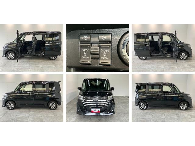 トールカスタムＧ　９型ナビ　パノラマカメラ　クルコン　車検整備付衝突被害軽減ブレーキ　コーナーセンサー　９型フルセグナビ　パノラマカメラ　ＤＶＤ　Ｂｌｕｅｔｏｏｔｈ　ＵＳＢ　前後ドラレコ　ＥＴＣ　両側電動スライドドア　ＬＥＤ　レーダークルーズコントロール（滋賀県）の中古車