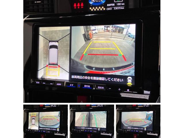 トールカスタムＧ　９型ナビ　パノラマカメラ　クルコン　車検整備付衝突被害軽減ブレーキ　コーナーセンサー　９型フルセグナビ　パノラマカメラ　ＤＶＤ　Ｂｌｕｅｔｏｏｔｈ　ＵＳＢ　前後ドラレコ　ＥＴＣ　両側電動スライドドア　ＬＥＤ　レーダークルーズコントロール（滋賀県）の中古車