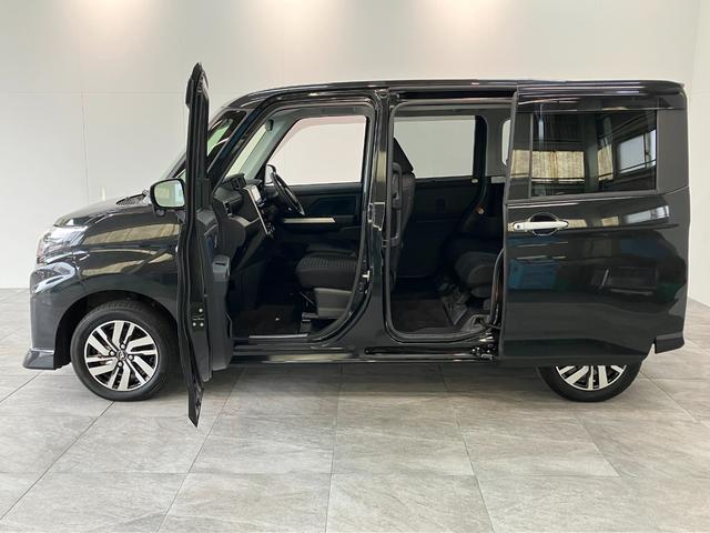 トールカスタムＧ　９型ナビ　パノラマカメラ　クルコン　車検整備付衝突被害軽減ブレーキ　コーナーセンサー　９型フルセグナビ　パノラマカメラ　ＤＶＤ　Ｂｌｕｅｔｏｏｔｈ　ＵＳＢ　前後ドラレコ　ＥＴＣ　両側電動スライドドア　ＬＥＤ　レーダークルーズコントロール（滋賀県）の中古車