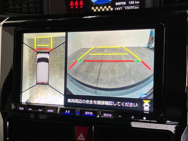 トールカスタムＧ　９型ナビ　パノラマカメラ　クルコン　車検整備付衝突被害軽減ブレーキ　コーナーセンサー　９型フルセグナビ　パノラマカメラ　ＤＶＤ　Ｂｌｕｅｔｏｏｔｈ　ＵＳＢ　前後ドラレコ　ＥＴＣ　両側電動スライドドア　ＬＥＤ　レーダークルーズコントロール（滋賀県）の中古車