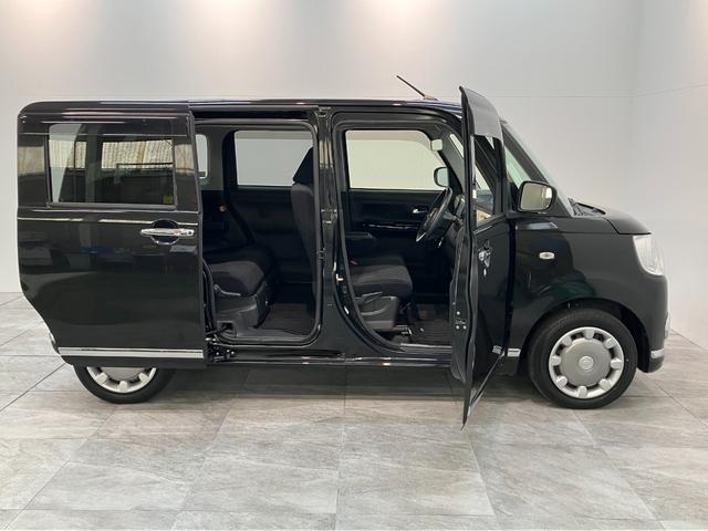 ムーヴキャンバスＧブラックインテリアリミテッドＳＡ３　８型ナビ　Ｐカメラ衝突被害軽減ブレーキ　８インチフルセグナビ　パノラマカメラ　ＤＶＤ再生　Ｂｌｕｅｔｏｏｔｈ　ＵＳＢ　前後ドラレコ　両側電動スライドドア　ＬＥＤ　オートライト　オートエアコン　スマートキー　エコアイドル（滋賀県）の中古車