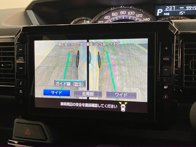 ウェイクＧターボＶＳ　ＳＡ３　８型ナビ　パノラマカメラ　前後ドラレコ衝突被害軽減ブレーキ　スマアシ３　８インチフルセグナビ　パノラマカメラ　ＤＶＤ再生　Ｂｌｕｅｔｏｏｔｈ　ＵＳＢ　前後ドラレコ　両側電動スライドドア　ＬＥＤ　オートエアコン　スマートキー　エコアイドル（滋賀県）の中古車