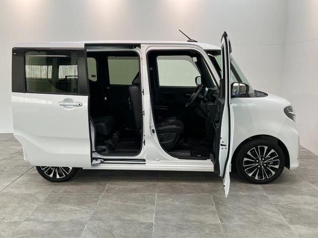 タントカスタムRS 9型フルセグナビ パノラマカメラ 前後ドラレコ衝突被害軽減ブレーキ コーナーセンサー 9型フルセグナビ Bluetooth DVD USB パノラマカメラ ドラレコ 両側電動スライドドア 前席シートヒーター LED レーダークルーズコントロール(滋賀県)の中古車