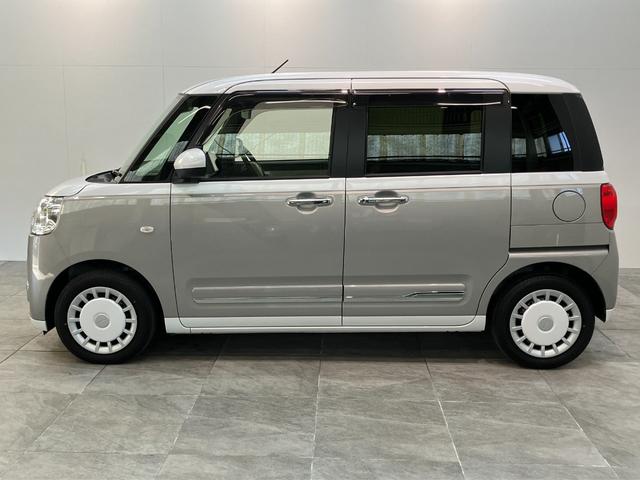 ムーヴキャンバスストライプスＧ　９型Ｄ．Ａ　前後ドラレコ　バックカメラ衝突被害軽減ブレーキ　コーナーセンサー　９型ディスプレイオーディオ　フルセグ　Ｂｌｕｅｔｏｏｔｈ　ＵＳＢ　バックカメラ　前後ドラレコ　両側電動スライドドア　前席シートヒーター　ＬＥＤ　ワイヤレス充電器（滋賀県）の中古車