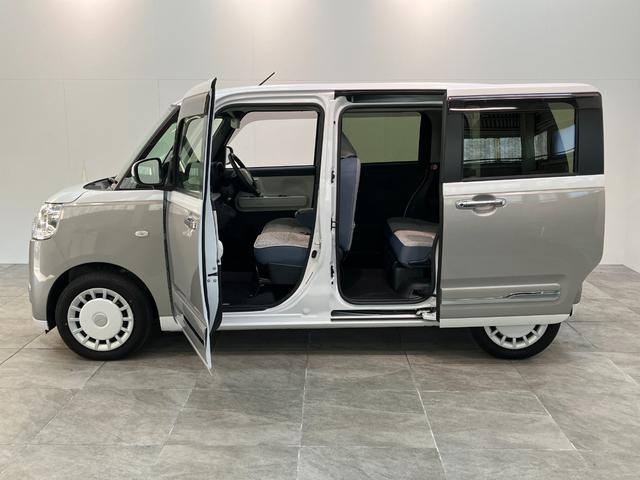 ムーヴキャンバスストライプスＧ　９型Ｄ．Ａ　前後ドラレコ　バックカメラ衝突被害軽減ブレーキ　コーナーセンサー　９型ディスプレイオーディオ　フルセグ　Ｂｌｕｅｔｏｏｔｈ　ＵＳＢ　バックカメラ　前後ドラレコ　両側電動スライドドア　前席シートヒーター　ＬＥＤ　ワイヤレス充電器（滋賀県）の中古車