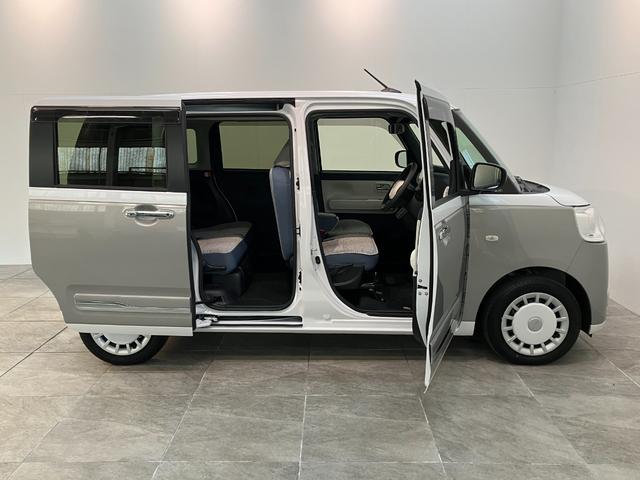 ムーヴキャンバスストライプスＧ　９型Ｄ．Ａ　前後ドラレコ　バックカメラ衝突被害軽減ブレーキ　コーナーセンサー　９型ディスプレイオーディオ　フルセグ　Ｂｌｕｅｔｏｏｔｈ　ＵＳＢ　バックカメラ　前後ドラレコ　両側電動スライドドア　前席シートヒーター　ＬＥＤ　ワイヤレス充電器（滋賀県）の中古車