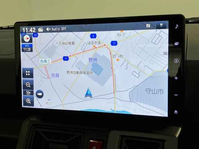 タフトＧダーククロムベンチャー　１０型ナビ　届出済未使用車衝突被害軽減ブレーキ　コーナーセンサー　１０型フルセグナビ　バックカメラ　ＤＶＤ再生　Ｂｌｕｅｔｏｏｔｈ　ＵＳＢ　前後ドラレコ　前席シートヒーター　ＬＥＤ　オートライト　クルーズコントロール（滋賀県）の中古車