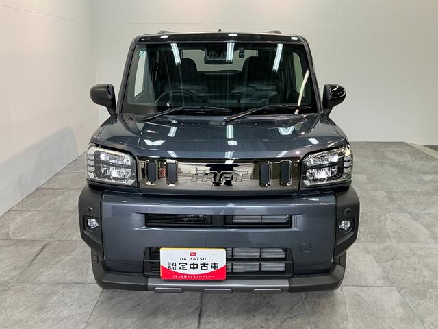 タフトＧダーククロムベンチャー　１０型ナビ　届出済未使用車衝突被害軽減ブレーキ　コーナーセンサー　１０型フルセグナビ　バックカメラ　ＤＶＤ再生　Ｂｌｕｅｔｏｏｔｈ　ＵＳＢ　前後ドラレコ　前席シートヒーター　ＬＥＤ　オートライト　クルーズコントロール（滋賀県）の中古車