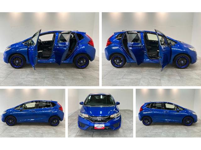 フィット１３Ｇ・Ｆパッケージ　ワンセグナビ　バックカメラ　車検整備付ワンセグナビ　バックカメラ　ＤＶＤ再生　ＵＳＢ　ＥＴＣ　社外アルミ　ＬＥＤ　オートライト　オートエアコン　スマートキー　電動格納式ミラー　エコアイドル（滋賀県）の中古車