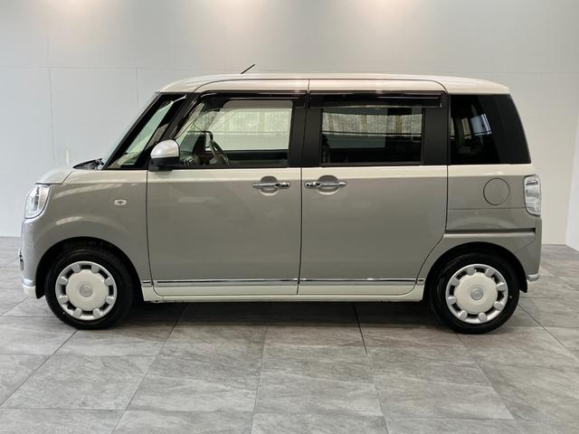 ムーヴキャンバスＧメイクアップＶＳ　ＳＡ３　フルセグナビ　Ｐカメラ　ドラレコ衝突被害軽減ブレーキ　フルセグナビ　パノラマカメラ　ＤＶＤ再生　Ｂｌｕｅｔｏｏｔｈ　ＵＳＢ　前後ドラレコ　ＥＴＣ　両側電動スライドドア　ＬＥＤ　シートヒーター　エコアイドル　タイヤ４本新品交換済み（滋賀県）の中古車