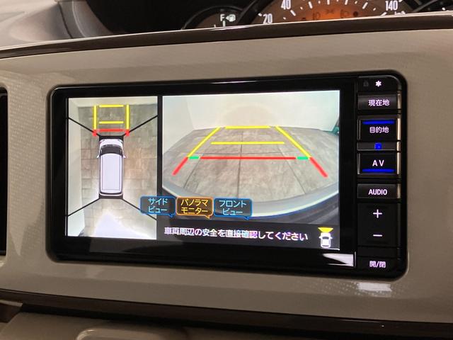 ムーヴキャンバスＧメイクアップＶＳ　ＳＡ３　フルセグナビ　Ｐカメラ　ドラレコ衝突被害軽減ブレーキ　フルセグナビ　パノラマカメラ　ＤＶＤ再生　Ｂｌｕｅｔｏｏｔｈ　ＵＳＢ　前後ドラレコ　ＥＴＣ　両側電動スライドドア　ＬＥＤ　シートヒーター　エコアイドル　タイヤ４本新品交換済み（滋賀県）の中古車