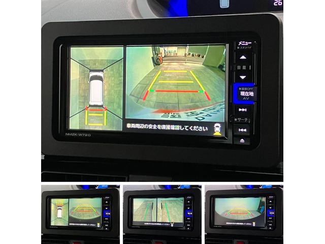 タントカスタムＸ　フルセグナビ　パノラマカメラ　前後ドラレコ衝突被害軽減ブレーキ　コーナーセンサー　フルセグナビ　Ｂｌｕｅｔｏｏｔｈ　ＤＶＤ再生　ＵＳＢ　パノラマカメラ　前後ドラレコ　両側電動スライドドア　前席シートヒーター　ＬＥＤ　オートライト　スマートキー（滋賀県）の中古車