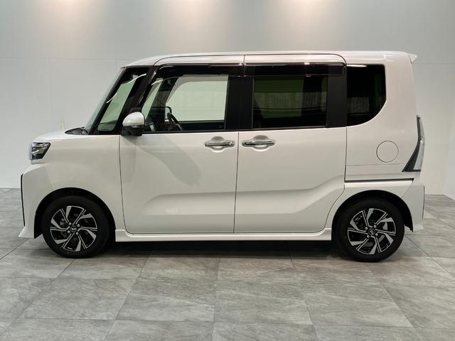 タントカスタムＸ　フルセグナビ　パノラマカメラ　前後ドラレコ衝突被害軽減ブレーキ　コーナーセンサー　フルセグナビ　Ｂｌｕｅｔｏｏｔｈ　ＤＶＤ再生　ＵＳＢ　パノラマカメラ　前後ドラレコ　両側電動スライドドア　前席シートヒーター　ＬＥＤ　オートライト　スマートキー（滋賀県）の中古車