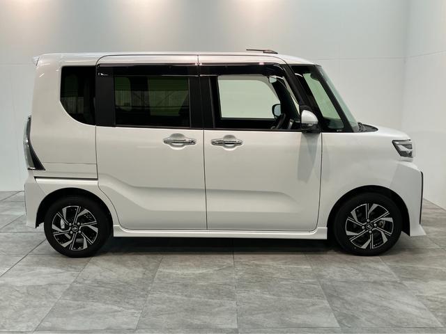 タントカスタムＸ　フルセグナビ　パノラマカメラ　前後ドラレコ衝突被害軽減ブレーキ　コーナーセンサー　フルセグナビ　Ｂｌｕｅｔｏｏｔｈ　ＤＶＤ再生　ＵＳＢ　パノラマカメラ　前後ドラレコ　両側電動スライドドア　前席シートヒーター　ＬＥＤ　オートライト　スマートキー（滋賀県）の中古車