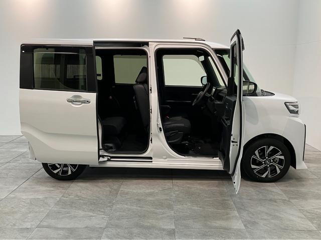 タントカスタムＸ　フルセグナビ　パノラマカメラ　前後ドラレコ衝突被害軽減ブレーキ　コーナーセンサー　フルセグナビ　Ｂｌｕｅｔｏｏｔｈ　ＤＶＤ再生　ＵＳＢ　パノラマカメラ　前後ドラレコ　両側電動スライドドア　前席シートヒーター　ＬＥＤ　オートライト　スマートキー（滋賀県）の中古車