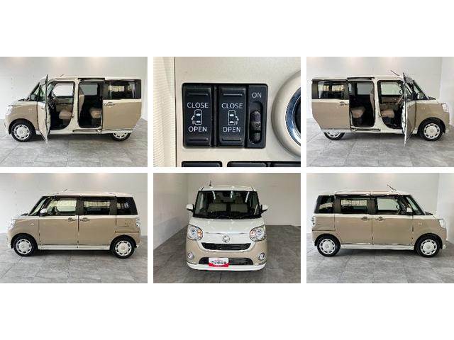 ムーヴキャンバスＧメイクアップＶＳ　ＳＡ３　フルセグナビ　Ｐカメラ　ドラレコ衝突被害軽減ブレーキ　フルセグナビ　パノラマカメラ　ＤＶＤ再生　Ｂｌｕｅｔｏｏｔｈ　ＵＳＢ　前後ドラレコ　両側電動スライドドア　ＬＥＤ　オートライト　オートエアコン　運転席シートヒーター　エコアイドル（滋賀県）の中古車