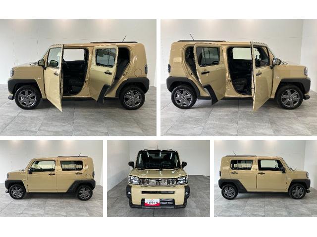 タフトＧダーククロムベンチャー　９型Ｄ．Ａ　届出済未使用車衝突被害軽減ブレーキ　コーナーセンサー　９型ディスプレイオーディオ　フルセグ　バックカメラ　Ｂｌｕｅｔｏｏｔｈ　ＵＳＢ　前席シートヒーター　ＬＥＤ　オートライト　レーダークルーズコントロール（滋賀県）の中古車